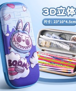 Alternative view of Cartuchera Labubu 3D