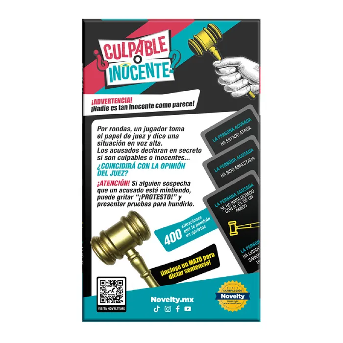 Juego ¿Culpable O Inocente? - Imagen 2