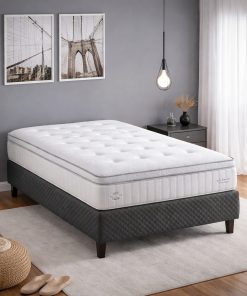 Conjunto Sommier Resorte Pocket King Linea Cesar