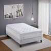 Conjunto Sommier Resorte Pocket 2 plazas Linea Cesar