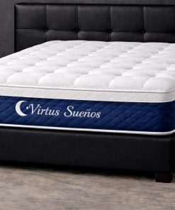 Conjunto Sommier Resorte Pocket 2 plazas Linea Virtus