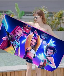 Toalla de baño Guerreras KPOP