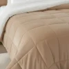 Acolchado Corderito 1 plaza Sommier Beige Simona