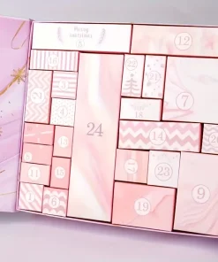 Calendario de Adviento 24 dias Cajas para rellenar Rosa