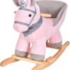 Mecedor Balancin Madera Rosa Musical