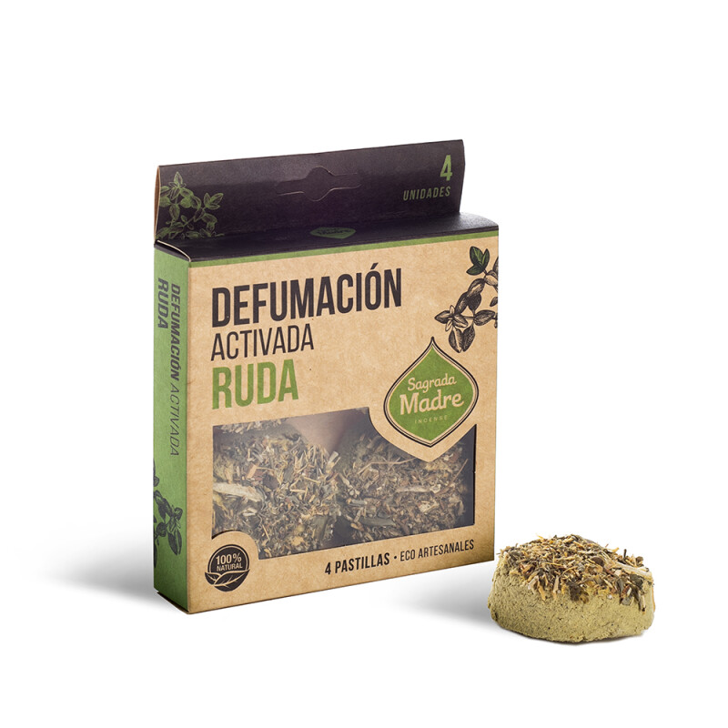 Pastilla defumacion x 4 Unidades Sagrada Madre Ruda