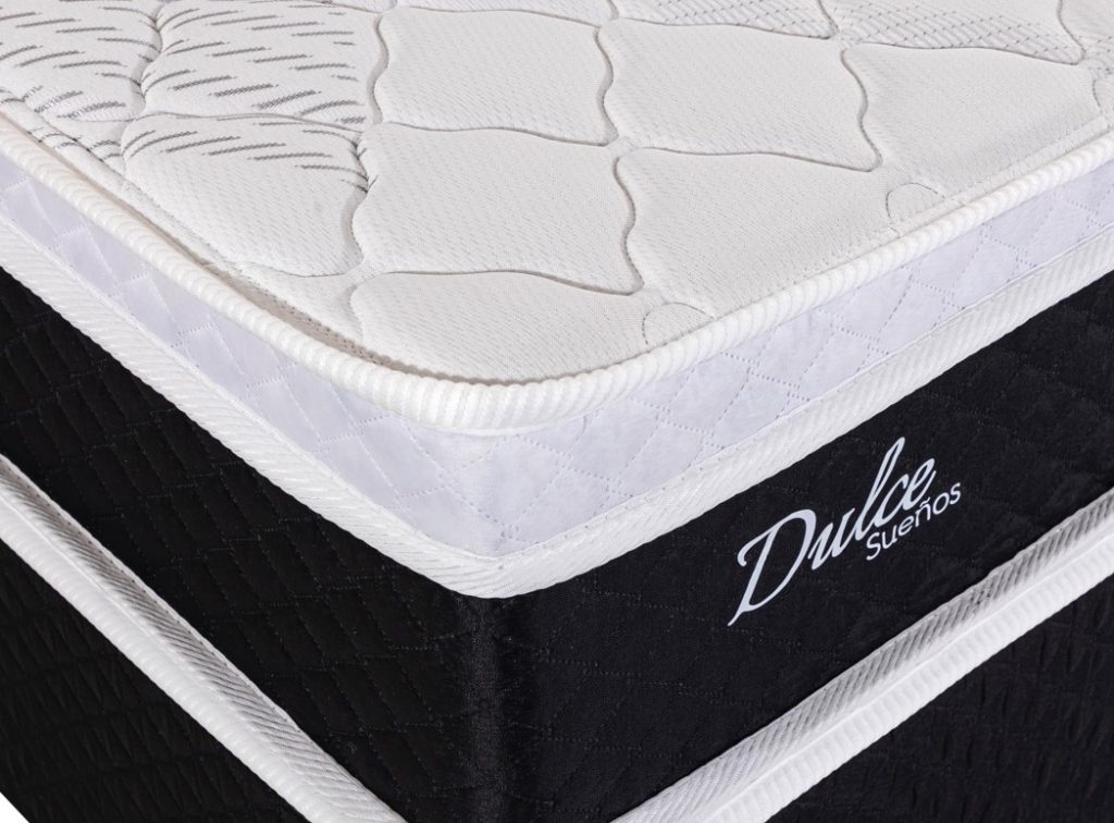 Conjunto Sommier Espuma 1 plaza y meda Densidad 65 Linea Dulces Sueños - Imagen 4