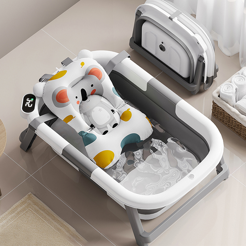 Bañera bebe con reductor con indicador de temperatura 3 colores