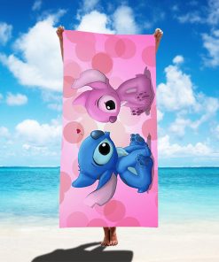 Toalla BañoStitch y Angela