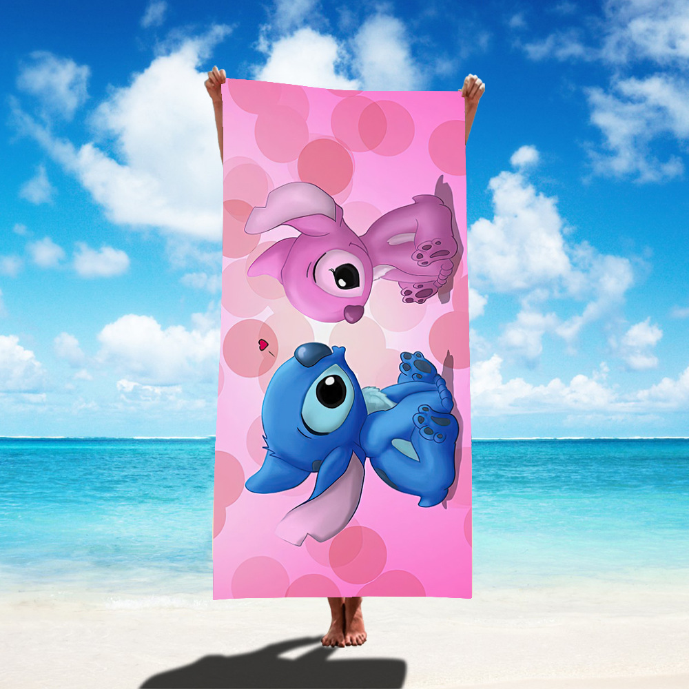 Toalla BañoStitch y Angela