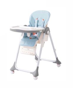 Silla De Bebé con Bandeja Desmontable Celeste