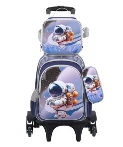 Set mochila carrion mas lunchera mas cartuchera espacio