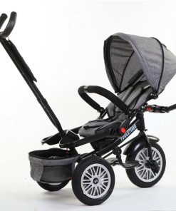 Alternative view of Triciclo Ligero JXB de Nuevo Diseño con Asiento Giratorio, Puede Usarse como Cochecito y con Pedales Plegables