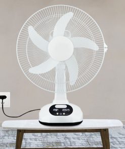 Alternative view of Ventilador Solar con batería recargable eléctrica multifunción de 12/16 pulgadas