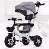 Triciclo Ligero JXB de Nuevo Diseño con Asiento Giratorio, Puede Usarse como Cochecito y con Pedales Plegables